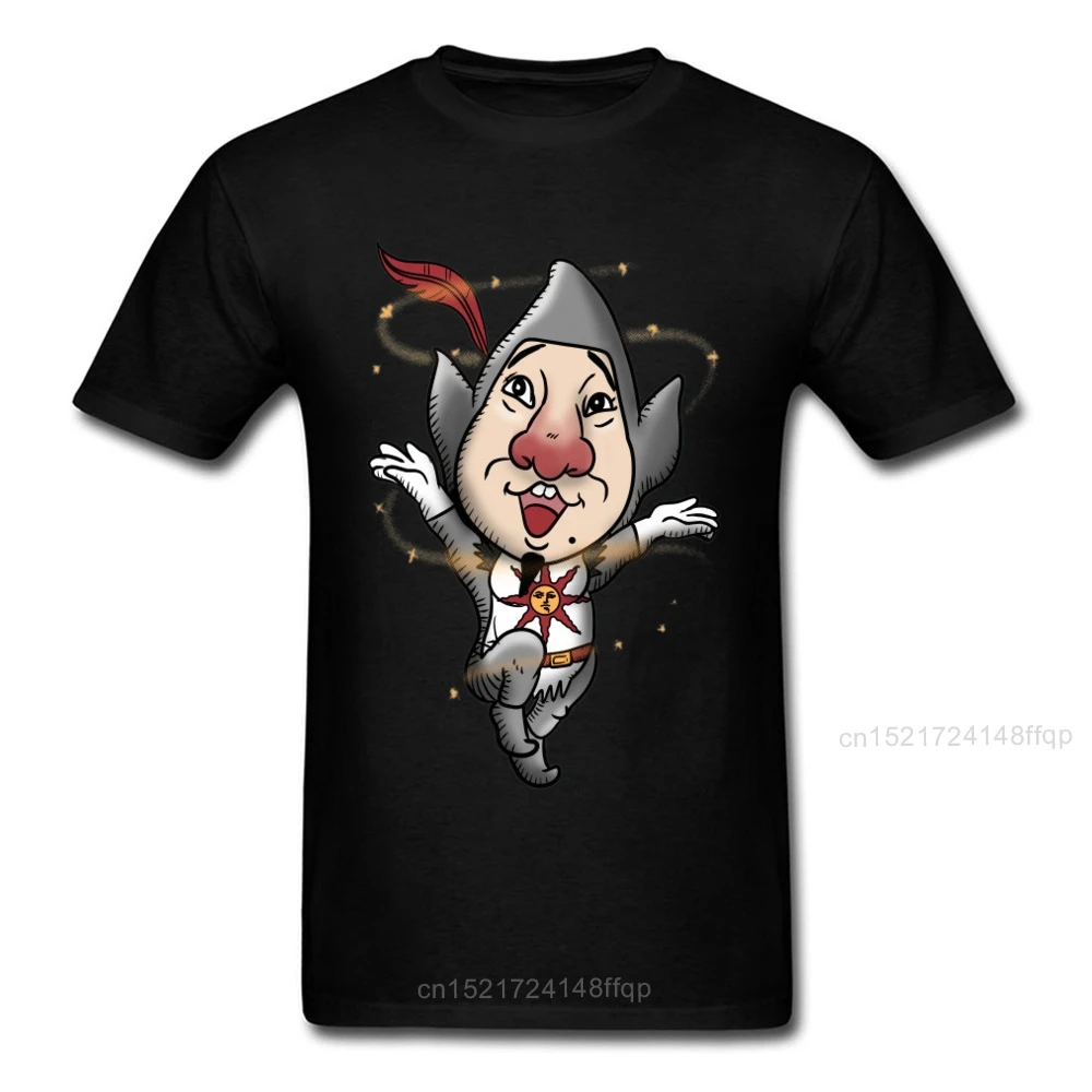 T-Shirt Hip Hop Uomo Elogi The Sun Tshirt Funny Dark Souls 3 Sun Warrior Cartoon Magliette Solaire Of Astora Tees University Tops