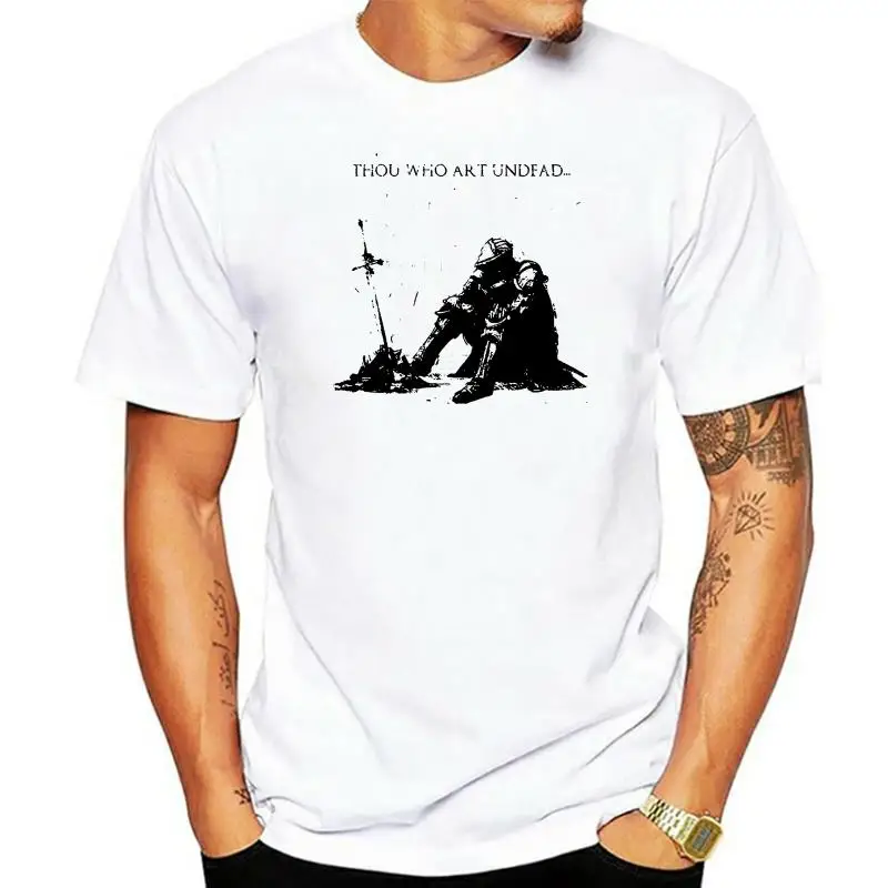 Maglietta Uomo Dark Souls Falo Tu Che Sei Non Morto Artsy Gaming Tee