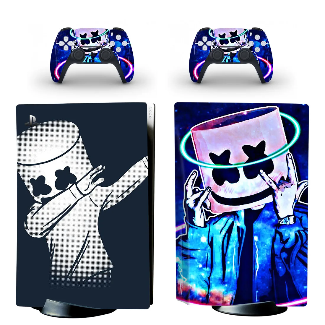 Adesivo Skin Per Disco Ps5 Ps Vinile Musica Adesivo Per Disco Standard Ps5 Per Console Playstation 5 E 2 Controller