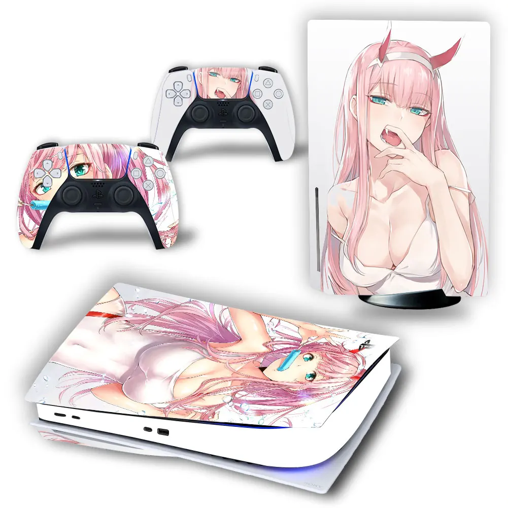 Ragazze Anime Ps5 Standard Disc Skin Sticker Decalcomania Cover Per Console Ps5 E Controller Ps5 Skin Sticker #2537