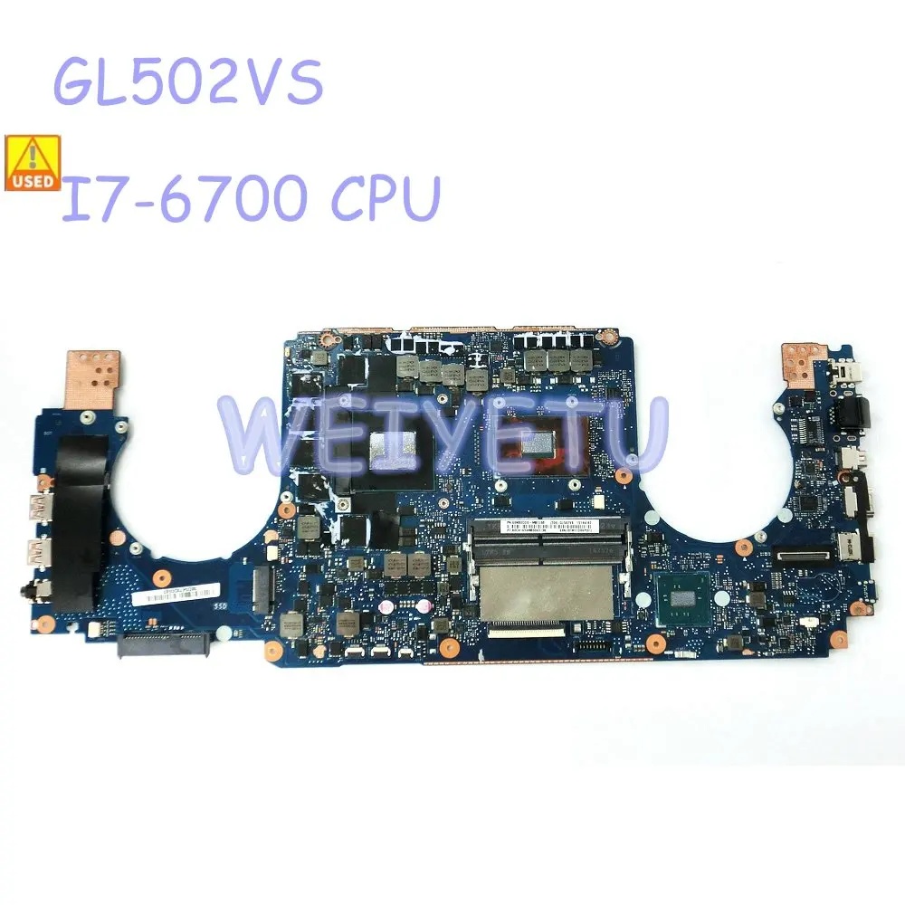 Scheda Madre Per Notebook Gl502Vs Asus Rog Usata I7 6700 Gtx 1070 Scheda Madre Per Laptop Gl502V Da 8Gb Rev2.0 Testata In Gomma Funzionante
