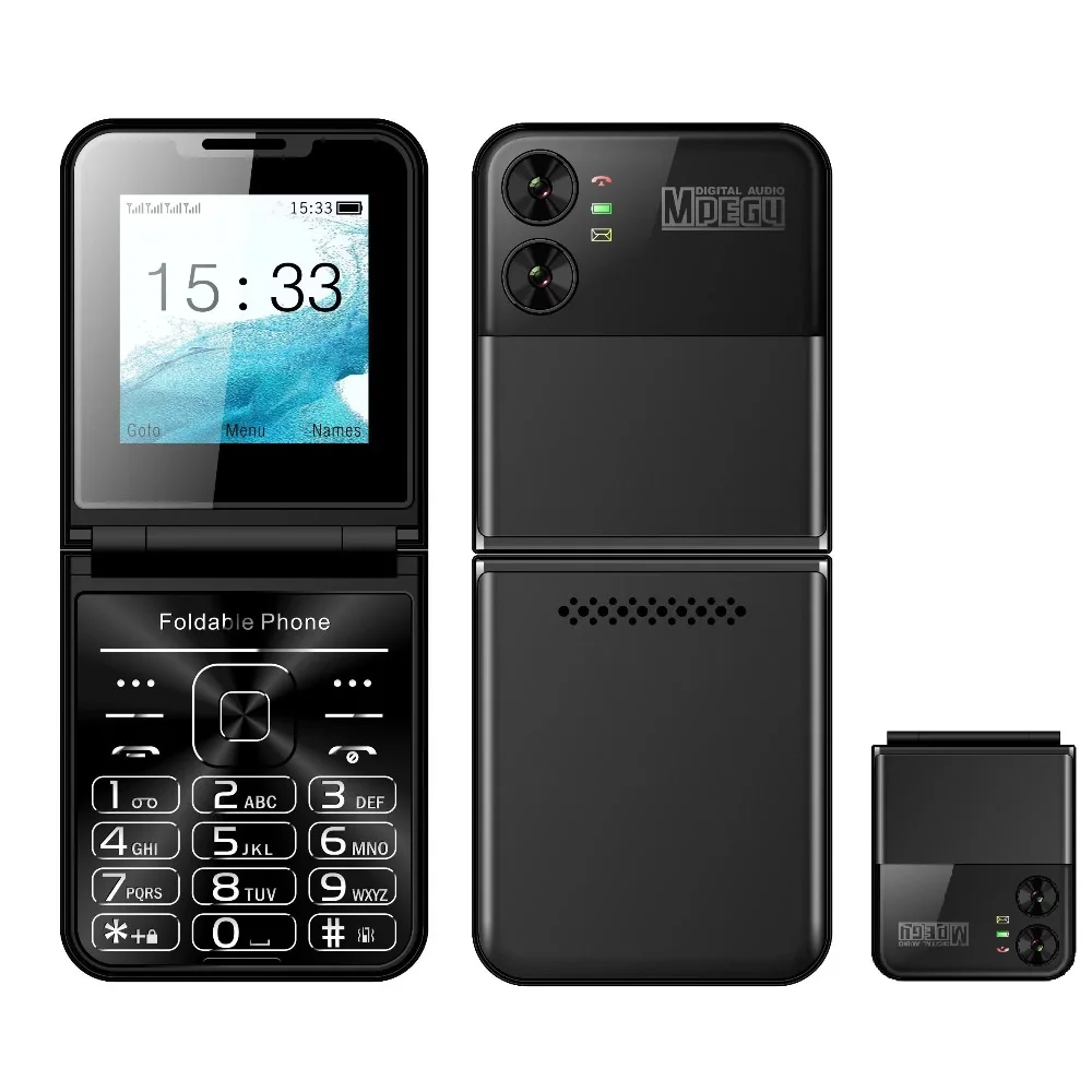 Lady Cover Pieghevole Cellulare Magic Voice Slim Light Design Di Bell'Aspetto Torcia Blacklist Prezzo Basso Ampio Display