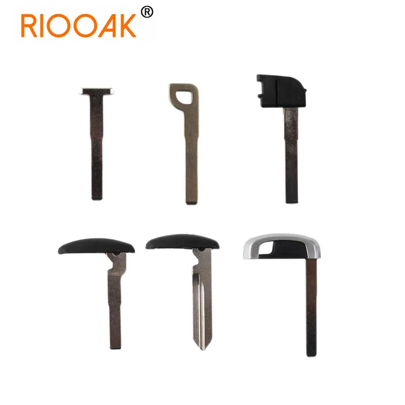 5 Pezzi Di Ricambio Smart Remote Emergency Insert Key Blade Per Ford Mondeo Escape Edge Focus Max Fusion Mustang Lincoln Mkc Mkz