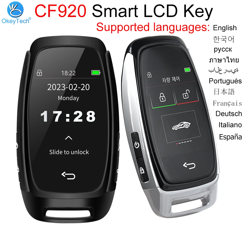 Cf920 Universale Modificato Lcd Smart Remote Car Key Per Bmw Per Kia Per Audi Per Hyundai Confortevole Go Auto Lock Coreano/Inglese