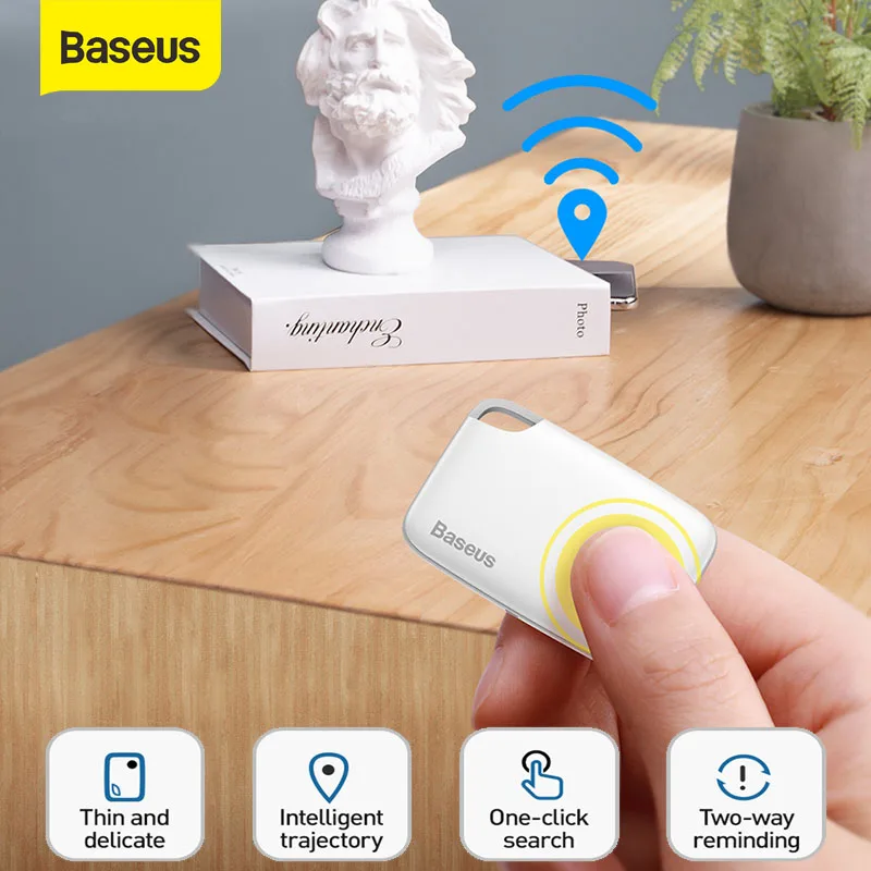 Baseus Mini Smart Anti Lost Tracker Bluetooth Gps Tracker Per Key Finder Allarme Bambino Portafoglio Finder Smart Tag Key Finder Localizzatore