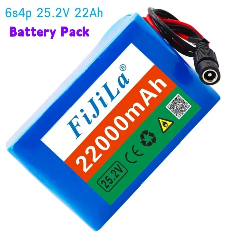 Muslimah Lithium-Batterie 25,2 V 22000Mah Elektrische Fahrrad Ciclomotore/Elektrische/Li Ionbatterie Pack Mit Pack Bms
