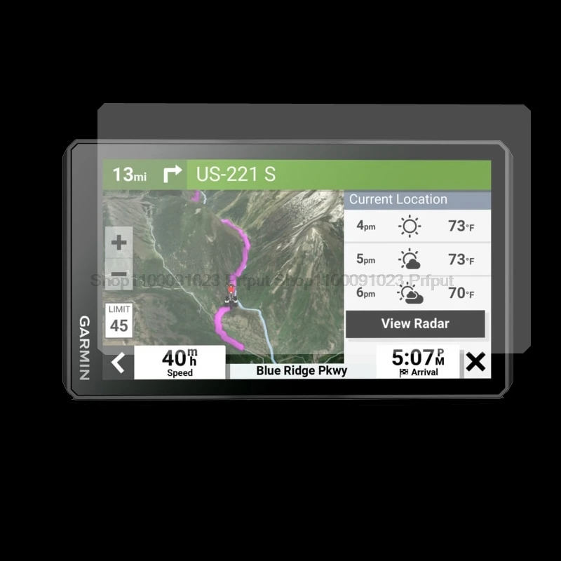 Pellicola Salvaschermo In Vetro Temperato Per Garmin Zumo Xt2, Zauts Mo Xt2 5.5 Pollici 6 Pollici [Guanto E Custodia Amichevole] Pellicola Protettiva