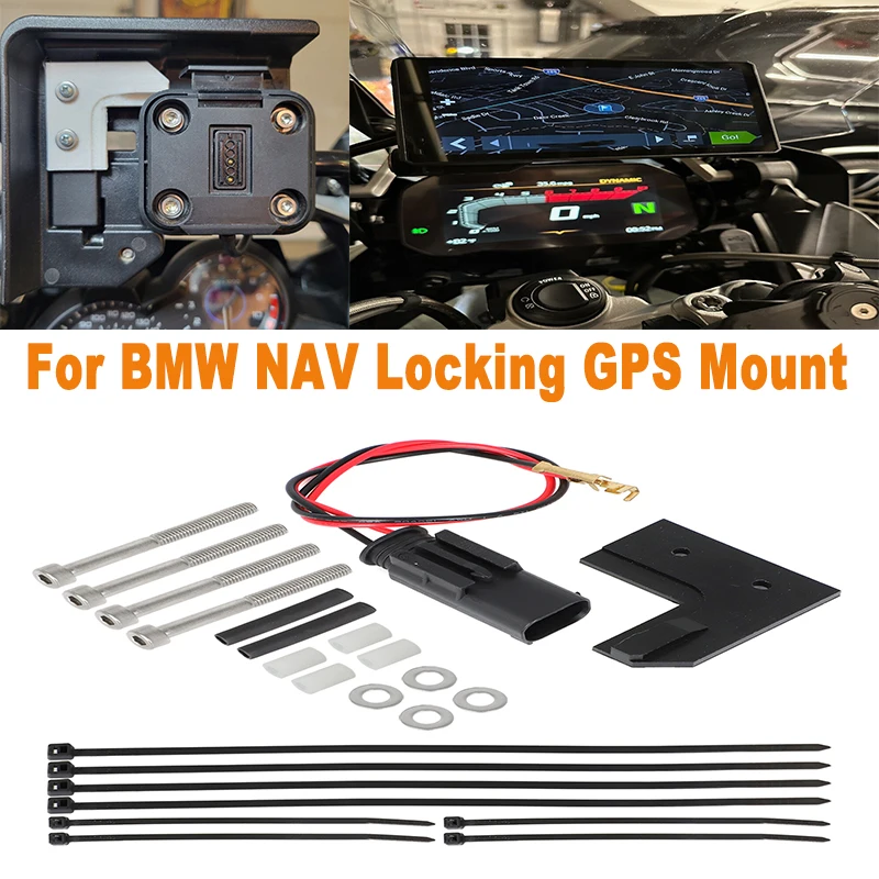 Per Garmin Zumo Xt O Xt2 Adattatore Accessori Moto Per Bmw Nav Locking Supporto Gps