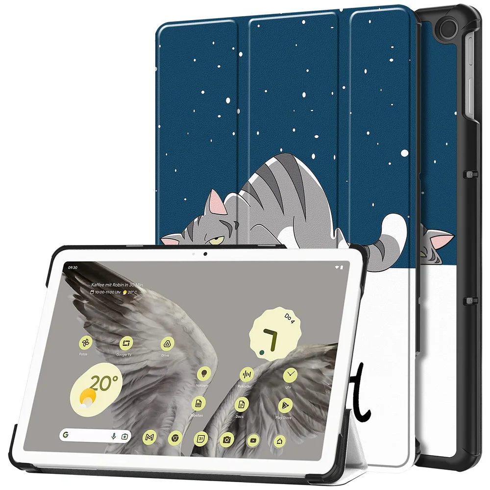 Per Google Pixel Tablet Case 2023 11 Pollici Pu Leather Supporto Magnetico Copertura Tri-Fold Per Google Pixel 11 Tablet Shell Filp Capa