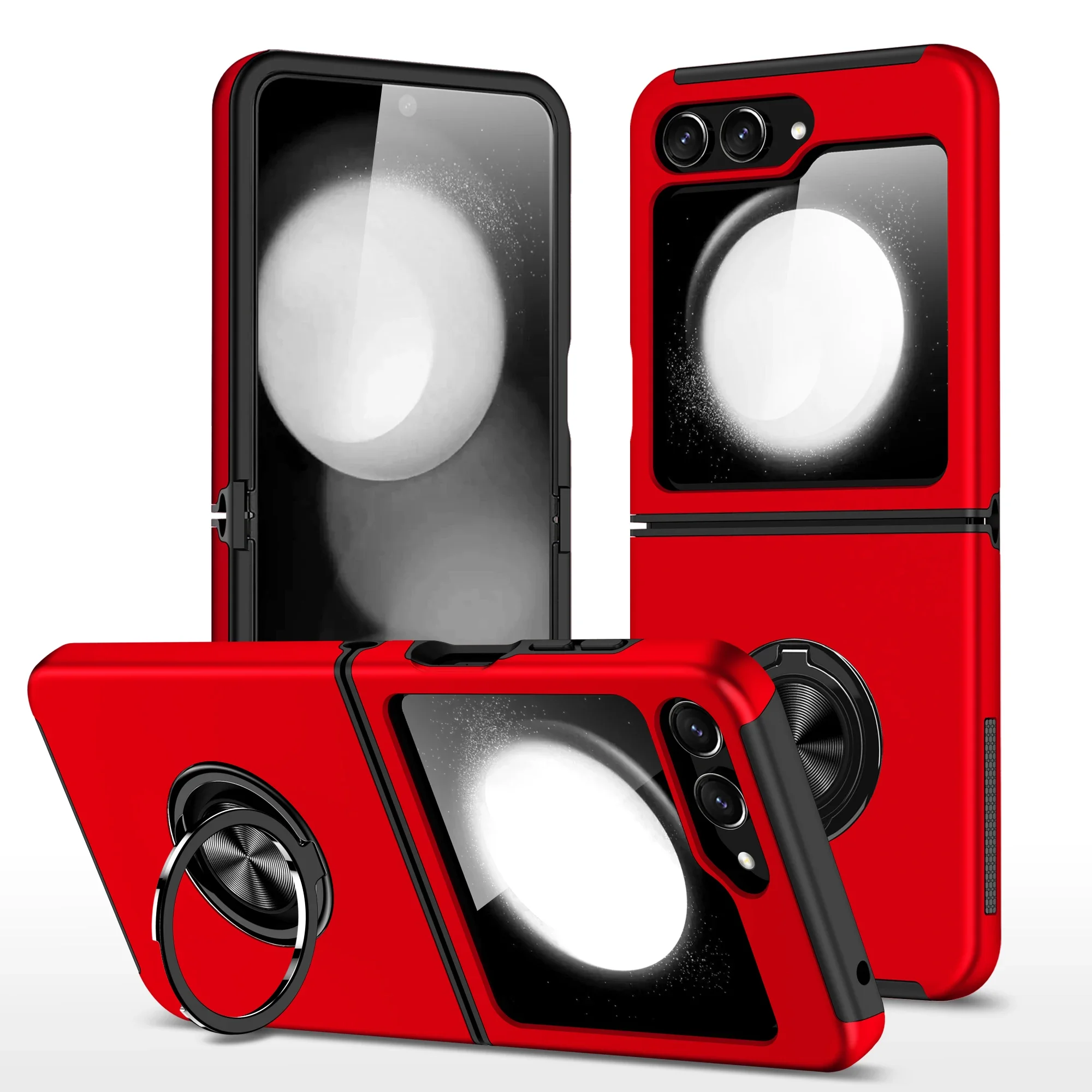 Per Galaxy Flip 5 5G Custodia Per Anello Antiurto Per Samsung Galaxy Z Flip5 Flip 5 Accessori Per Telefoni Cellulari Funda