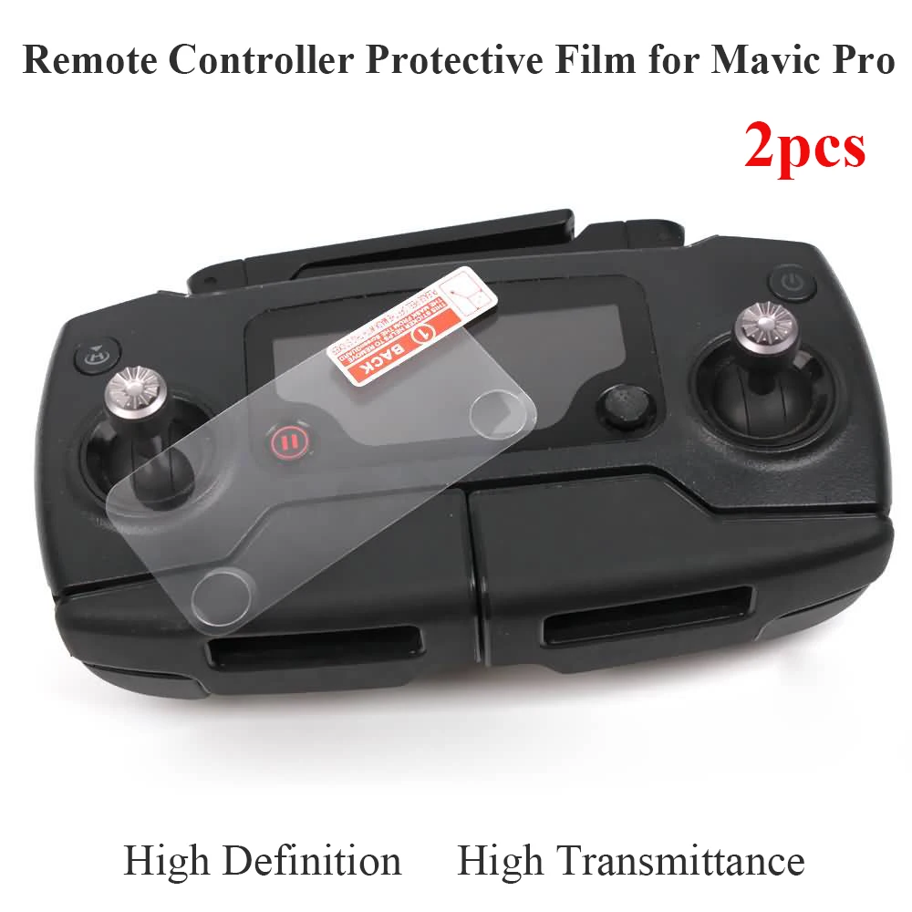 Per Dji 2Pcs Pellicola Protettiva Per Schermo Per Dji Mavic Pro/Mavic 2 Pro/Mavic 2 Zoom Telecomando Accessori Pellicola