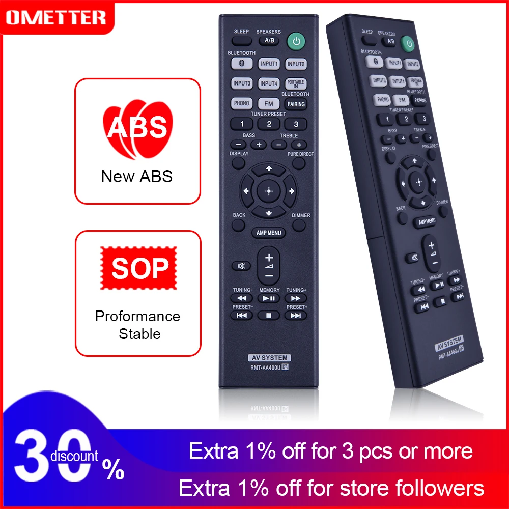 Uso Del Telecomando Per Sony Home Theater Rmt-Aa400U Ricevitore Str-Dh190 Strdh190 Remoto Regolatore Controle Teleconmande