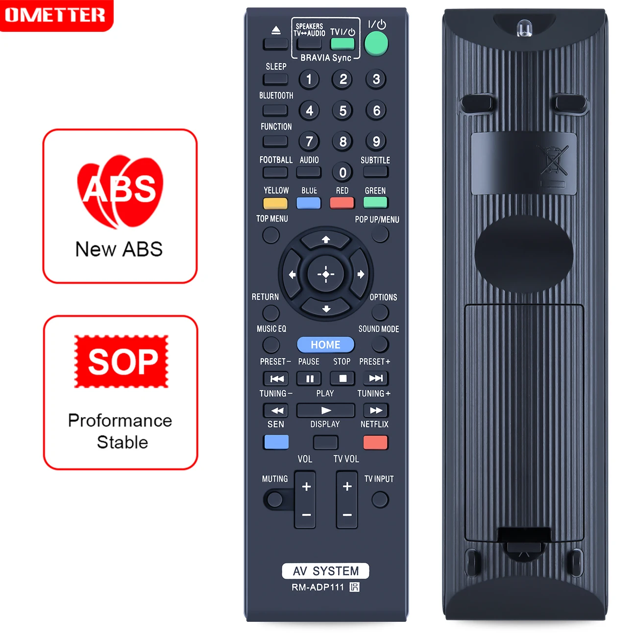 Nuovo Sostituire Telecomando Rm-Adp111 Per Sony Blu-Ray Home Theater Bdv-E2100 Bdv-E3100 Bdv-E4100 Bdv-E6100