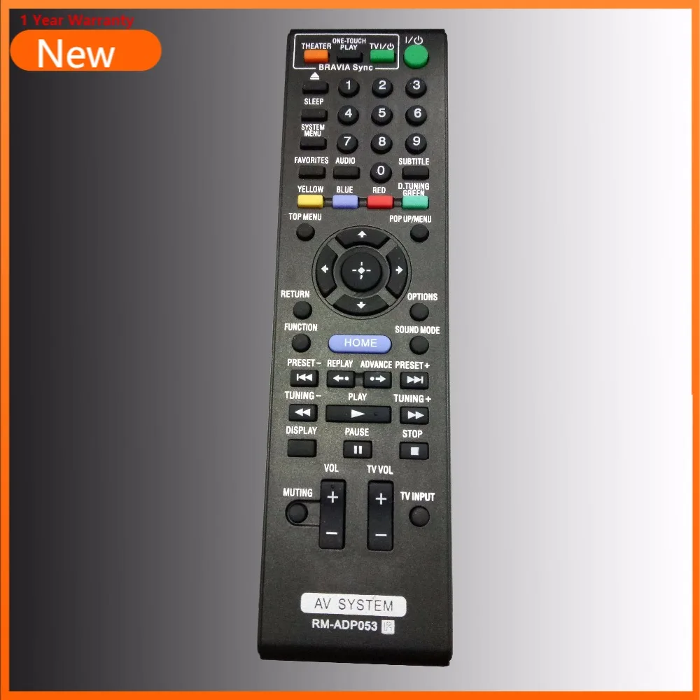 Nuovo Telecomando Adatto Per Sony Av System Rm-Adp053 Per Lettore Dvd Home Theater Audio Blu Ray Disc Bdv-E470 Bdv-E570 Bdv-E77