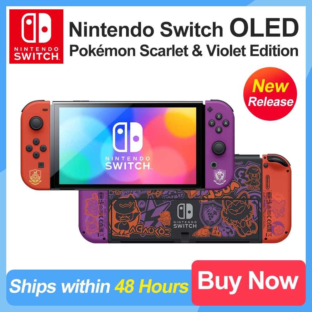 Nintendo Switch Oled Pokemon Limited Edition Console Per Videogiochi Supporto Tv Modalità Da Tavolo E Palmare