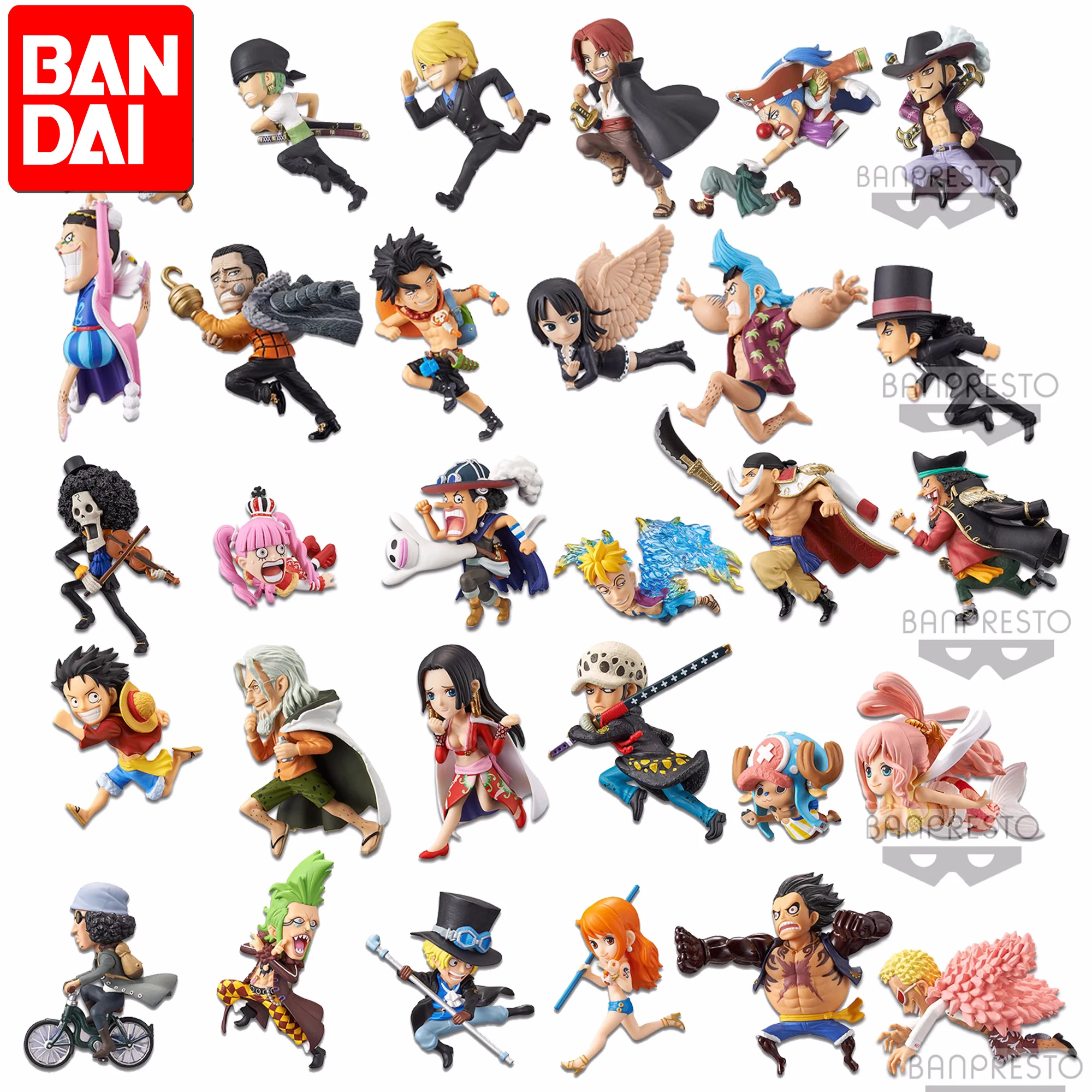 One Piece Wcf 20Th Anniversary Mystery Box Mini Figure Blind Box Anime Best Gift Figure Lucky Box