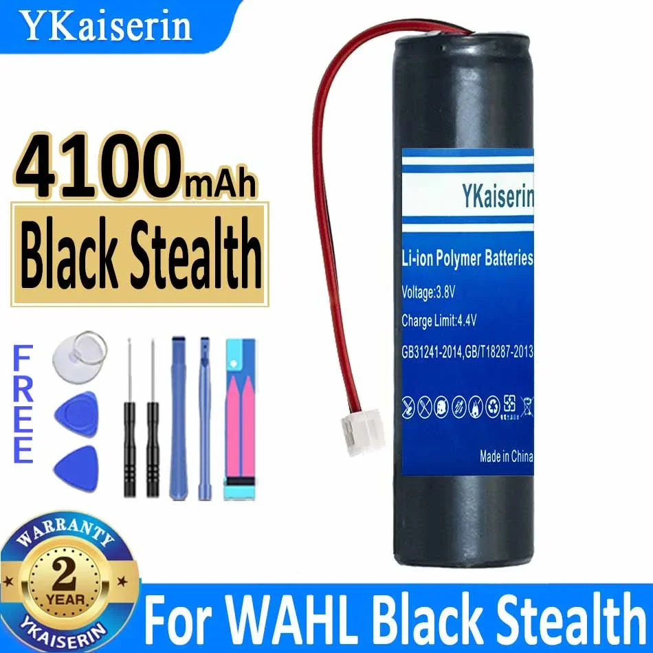 Batteria Di Ricambio Ykaiserin Per Wahl Black Stealth, Chrome, Clip Magica Senza Fili, Senior Cordless,Sterling 4,Super Taper 4100Mah