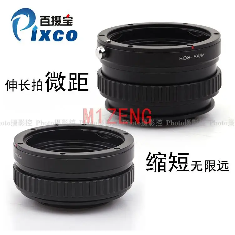 Eos-Fx Macro Focusing Helicoid Adapter Ring Per Canon Eos Lens To Fujifilm Fx Xe4 Xe3/Xh1/Xa7/Xt4 Xt3 Xt30 Xt100 Xpro3 Camera