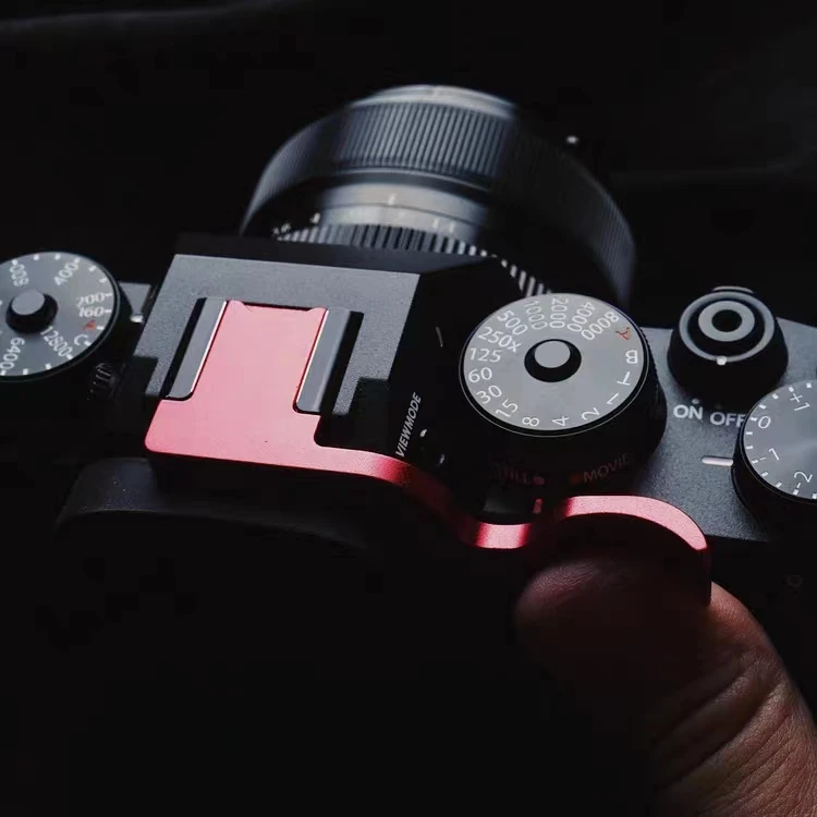 Metal Hot Shoe Thumb-Up Hotshoe Thumb Up Grip Per Fuji Film Fuji X-T4 Xt4 Xt-4 Xt 4 Impugnatura Per Fotocamera