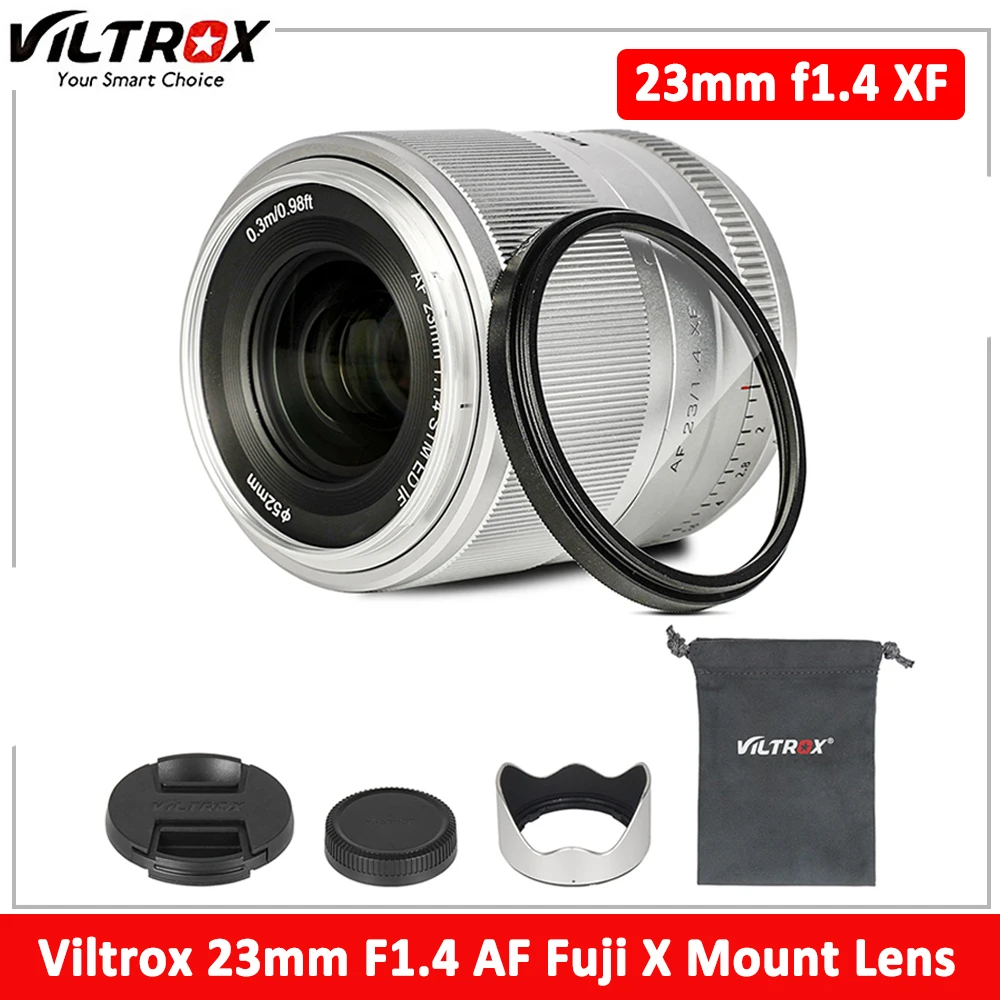 Viltrox 23Mm F1.4 Fuji Messa A Fuoco Automatica Obiettivo Verticale Ad Ampia Apertura Lenti Grandangolari Per Obiettivo Fotocamera Fujifilm Fuji X Mou