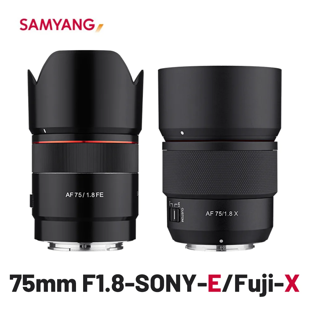 Obiettivo Della Fotocamera Samyang 75Mm F1.8 Obiettivo Af Full Frame Per Sony A7R Iv A7 Fuji Xt4 Xt5 Xs10 Xt30