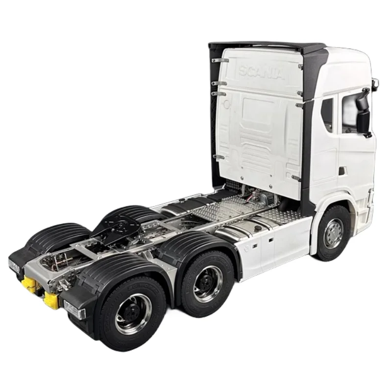 Scaleclub Tamiya Metal 6*6 Chassis Per 1/14 Tamiya Rc Truck Scania 770S Tamiya Lesu Rc Tractor Car Upgrade Parts