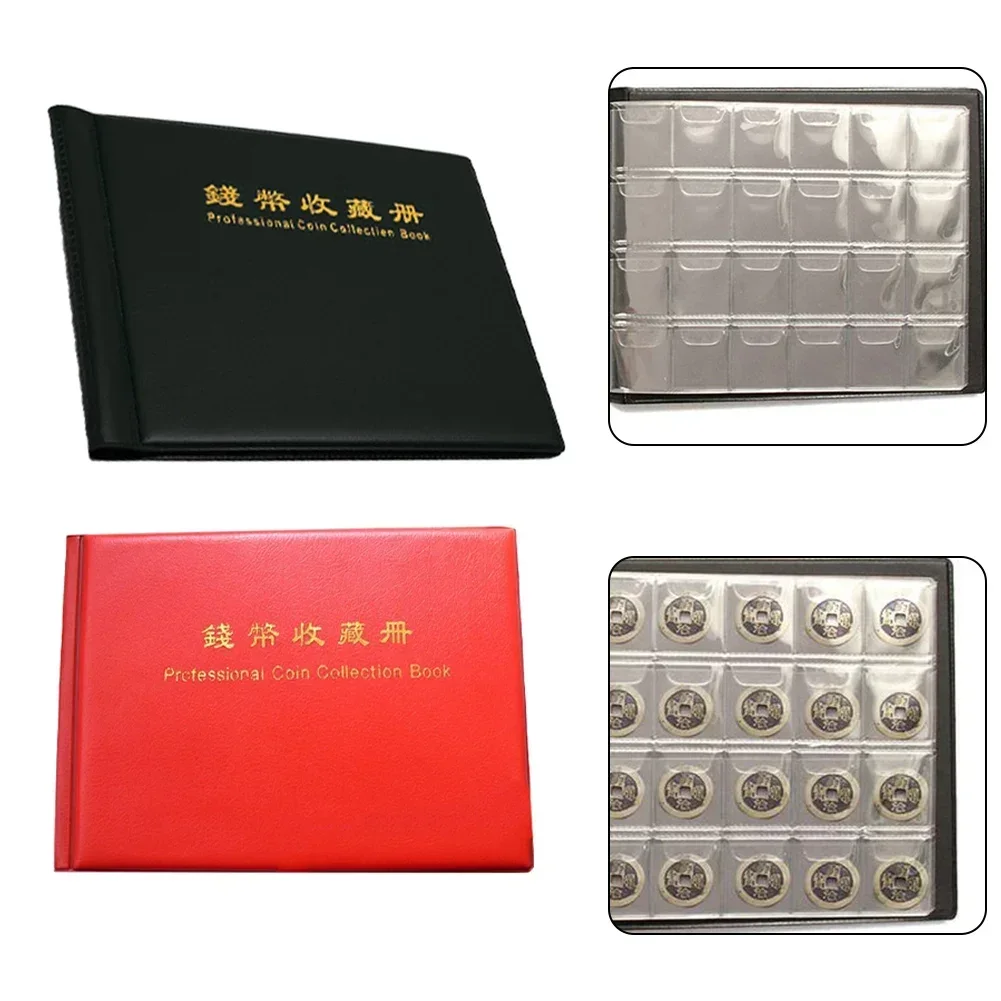 240Pcs Coin Collection Album Organizer Strumento Monete Scrapbook 2-Euro Coin Sheets Borsa Professionale Per Medaglioni Di Monete Utile