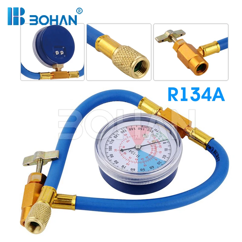 Strumenti Per Condizionatori D'Aria Per Auto Freon R134A Ricarica Per Aria Condizionata Misuratore Per Tubo Flessibile Tubo Di Ricarica Per Valvola Ap