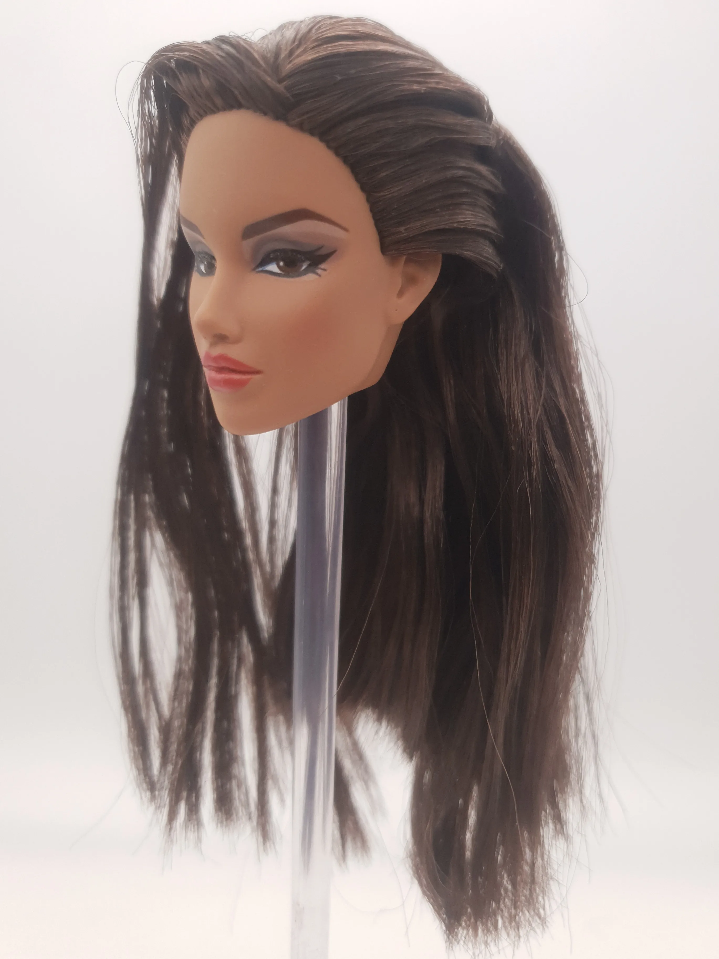 Fashion Royalty Color Infusion Jaeme Costa Latino Skin 1/6 Scala Integrità Testa Di Bambola Ooak