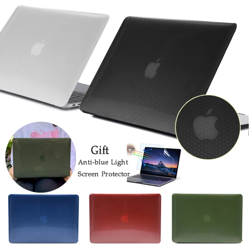 Struttura A Nido D'Ape Per Macbook Air 13 Custodia 2020 A2337 Ultra Light Slim Cover Per Macbook Pro 13 Air M1 M2 Case 2023 Pro 14