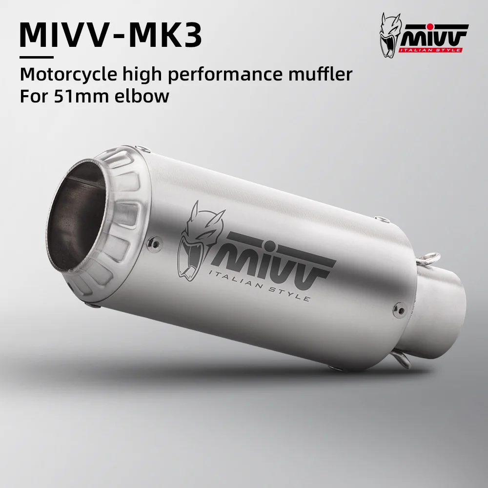 Tubo Di Scarico Modificato Per Tubo Silenziatore Di Scarico Mivv Mk3 Per Moto Da 51Mm