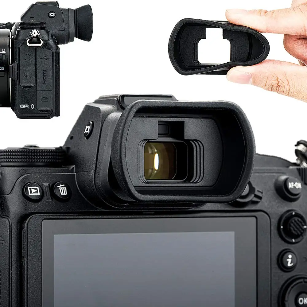 Z7 Z6 Soft Long Camera Viewfinder Eyecup Eyepiece Eyeshade Per Nikon Z5 Z6 Z7 Z6Ii Z7Ii Sostituisce Nikon Dk-29 Eye Cup Protector