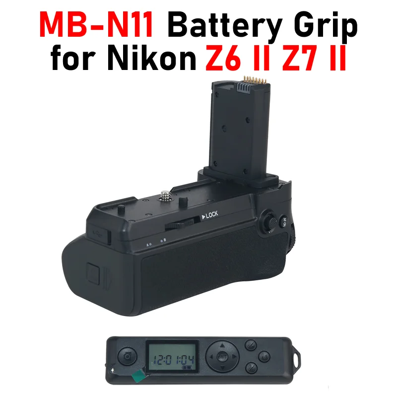 Mb-N11 Battery Grip Di Ricambio Con Telecomando 2.4G Per Nikon Z6Ii Z6 Ii Z7Ii Z7 Ii Battery Grip Mb-N11
