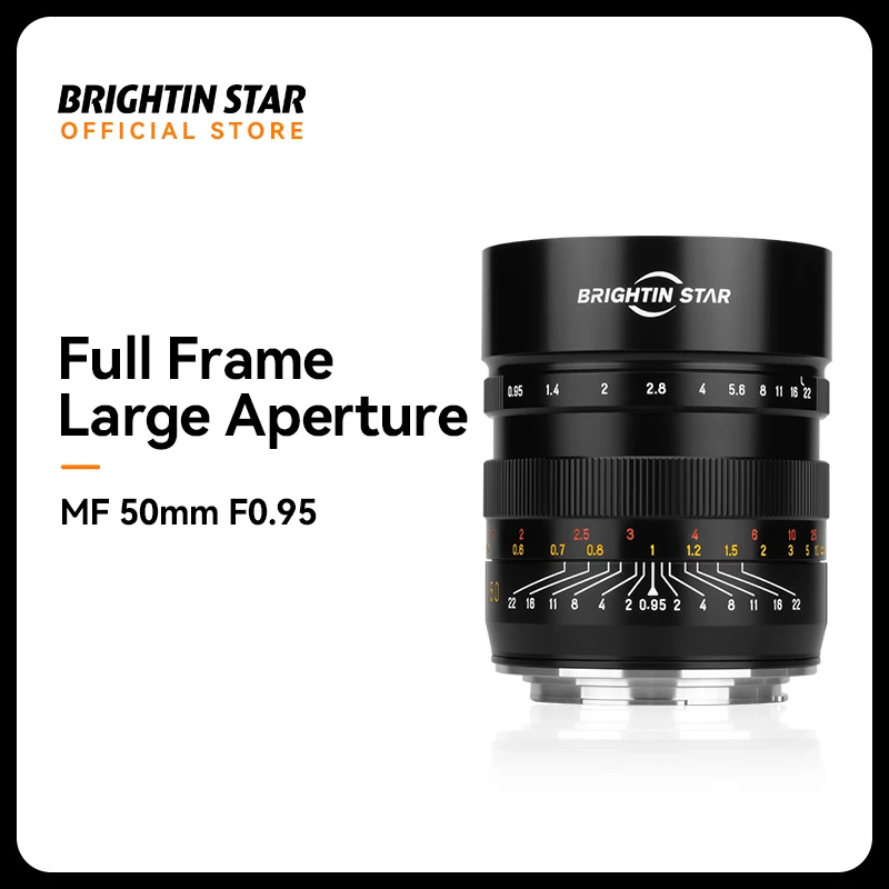Misura Per Canon Sony Zve10 A7Iv A7Iii Fx30 Fx3 Z6Ii Z7Ii R5 Full Frame Mirrorless Camera Portrait Lens Brightin Star 50Mm F0.95