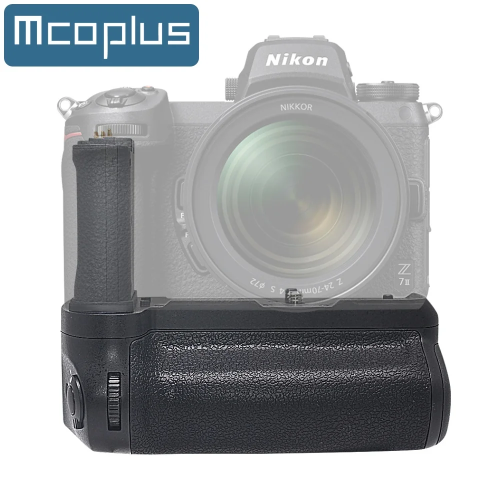 Mcoplus Bg-Z6Ii Z7Ii Supporto Per Presa Batteria Verticale Per Fotocamera Nikon Z6 Ii Z7 Ii Z6Ii Z7Ii As Mb-N11