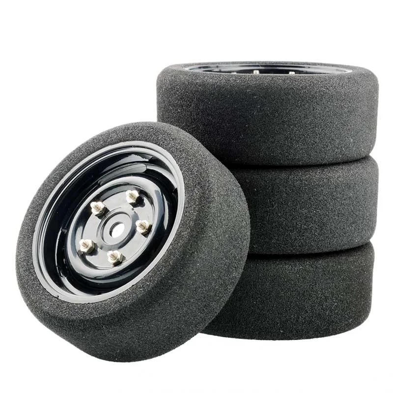 Rim51-Ev10 Sponge Tires Nylon Wheel For Hsp Hpi Redcat 1/10 1/14 1/12 1/16 94123  Sakura D3 Kyosho Fw06 Wltoys 144001 124019