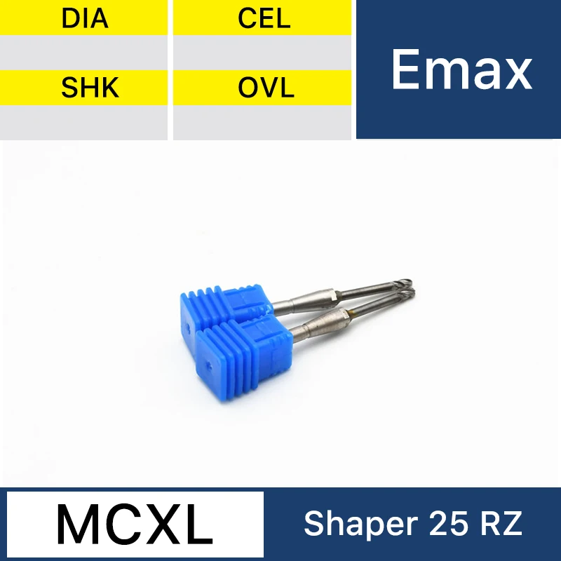 Dental Sirona Cerec Mcxl Shaper 25 Rz Diamond Wet/Emax Fresa