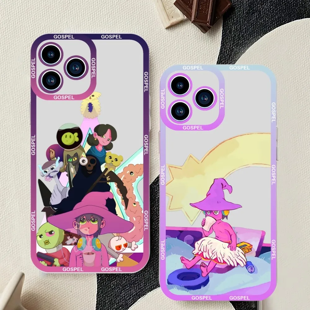 La Custodia Per Telefono Midnight Gospel Per Iphone 11 12 Mini 13 14 15Pro Max Guscio Trasparente