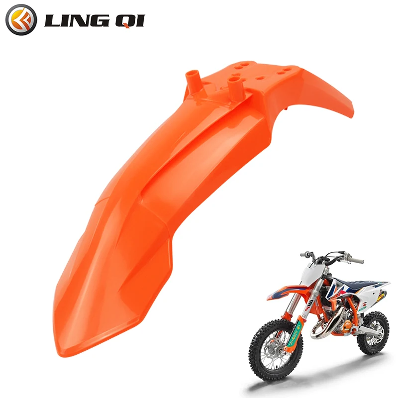 Lingqi Modificato Ktm50 Dirt Pit Bike Parafango Anteriore Per Ktm50 Cinese Mini Bike Wheel Range Da 10 A 14 Pollici Bike Shield Guard Mud