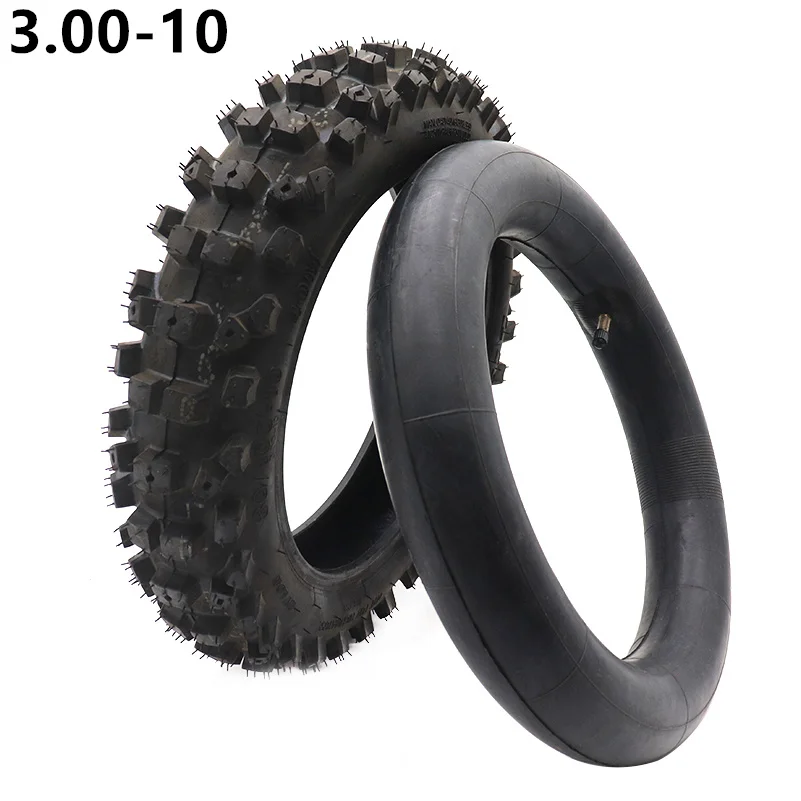 Buona Qualità 3.00/90-10 Con Pneumatici Camera D'Aria Fuoristrada Moto Fango Pit Bike Atom Ssr Sdg Gy6 Scooter 80/100/90-10
