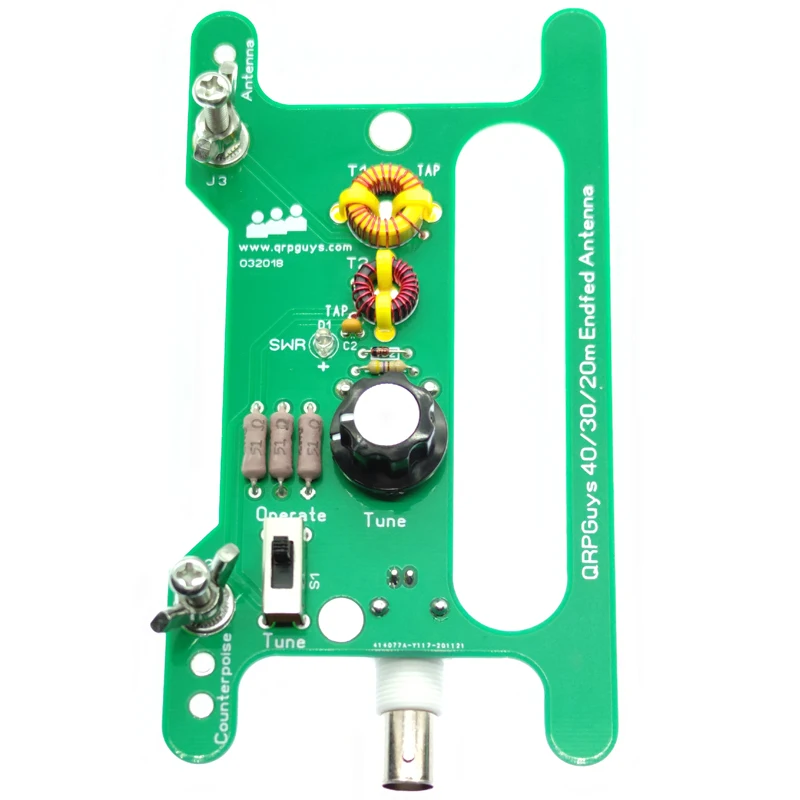 Qrpguys 40/30/20M Multi-Band End Fed Antenna Endfed Ant Qrpguys Portatile Multi-Band End Fed Antenna