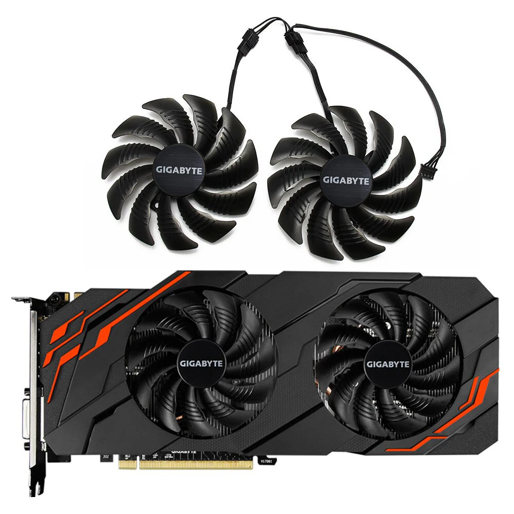 88Mm Tt129215Su Ventola Di Raffreddamento Originale Per Gigabyte Gtx 1070 Aorus Gtx 1070 Rx 570 580 Rx570 Rx580 Ventola Per Scheda Video