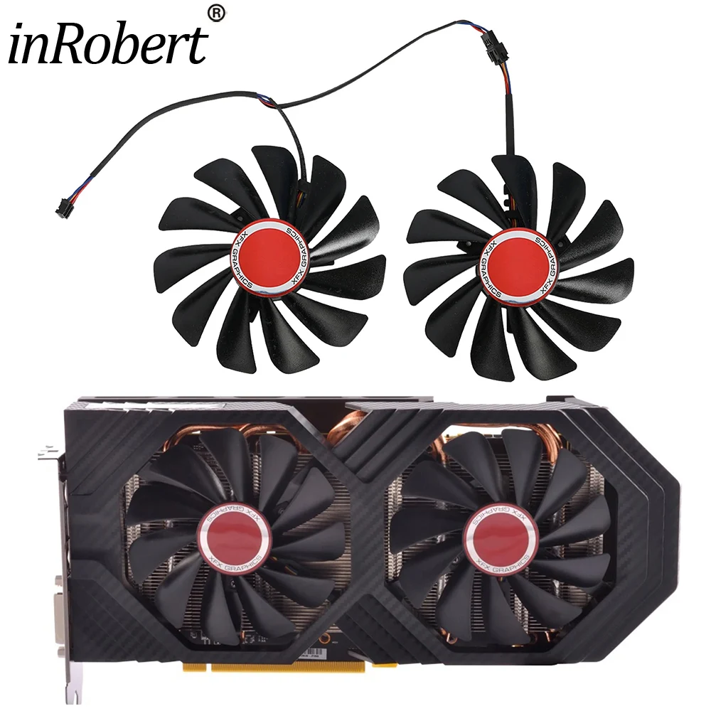 95Mm Fdc10U12S9-C Dc 12V 4Pin Ventola Di Raffreddamento Sostituire Per Xfx Radeon Rx 570 580 590 4G Vega 56 64 Rx580 Ventole Della Scheda Grafica