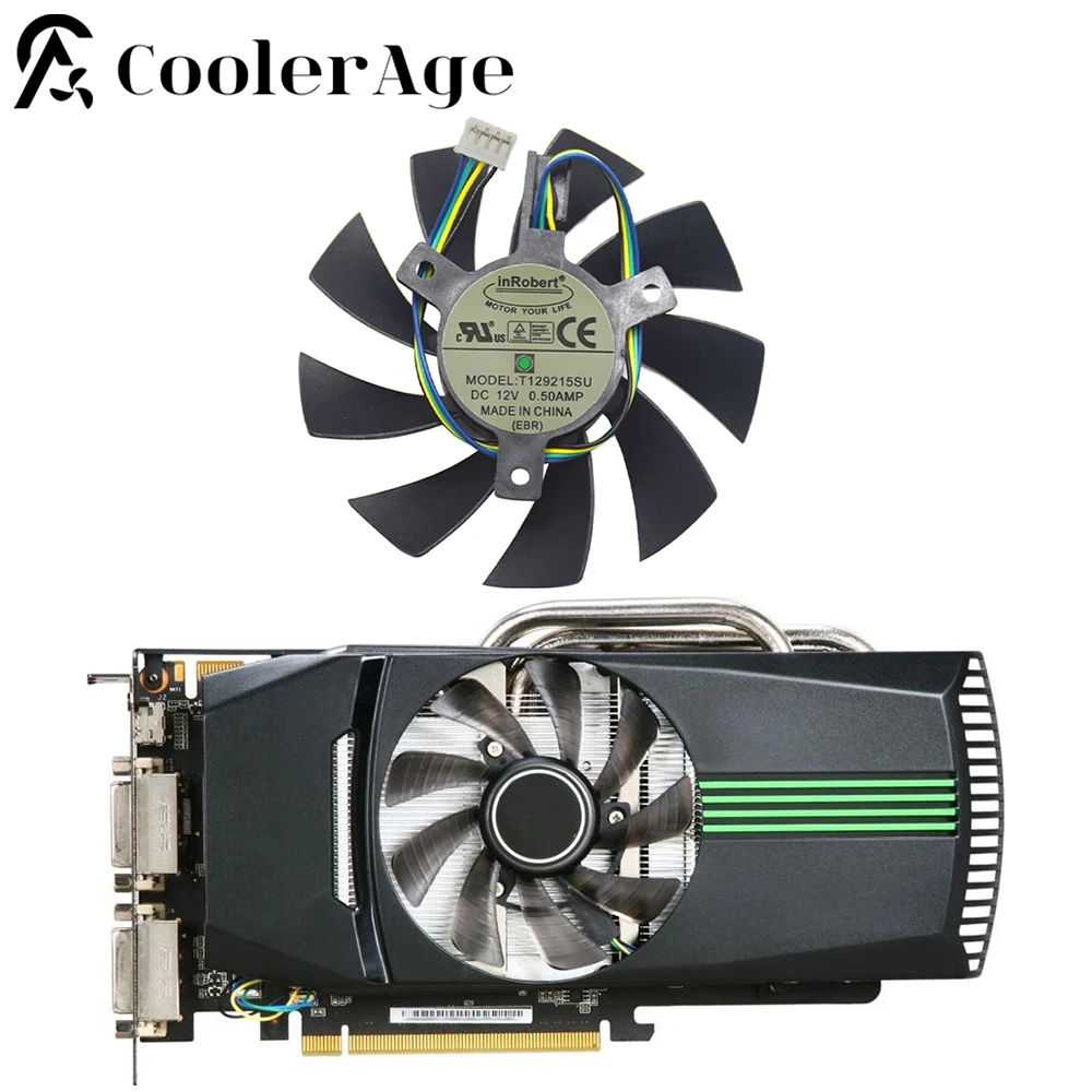 Per Asus Geforce Gtx 460 560 960 Rx 570 Hd6790 6870 Eah 6870 6790 Ventola Della Scheda Video 85Mm T129215Su Ventola Di Raffreddamento Della Scheda Gra