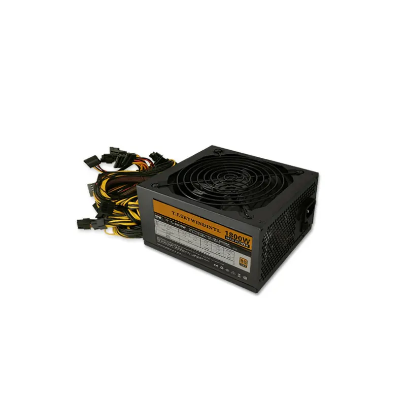 1800W Atx Computer Power Supply Mining Rig Antminer Pico Psu Asic Bitcoin Miner Per Rx 470 Rx 580 Rx 570 Rx480 Atx Btc