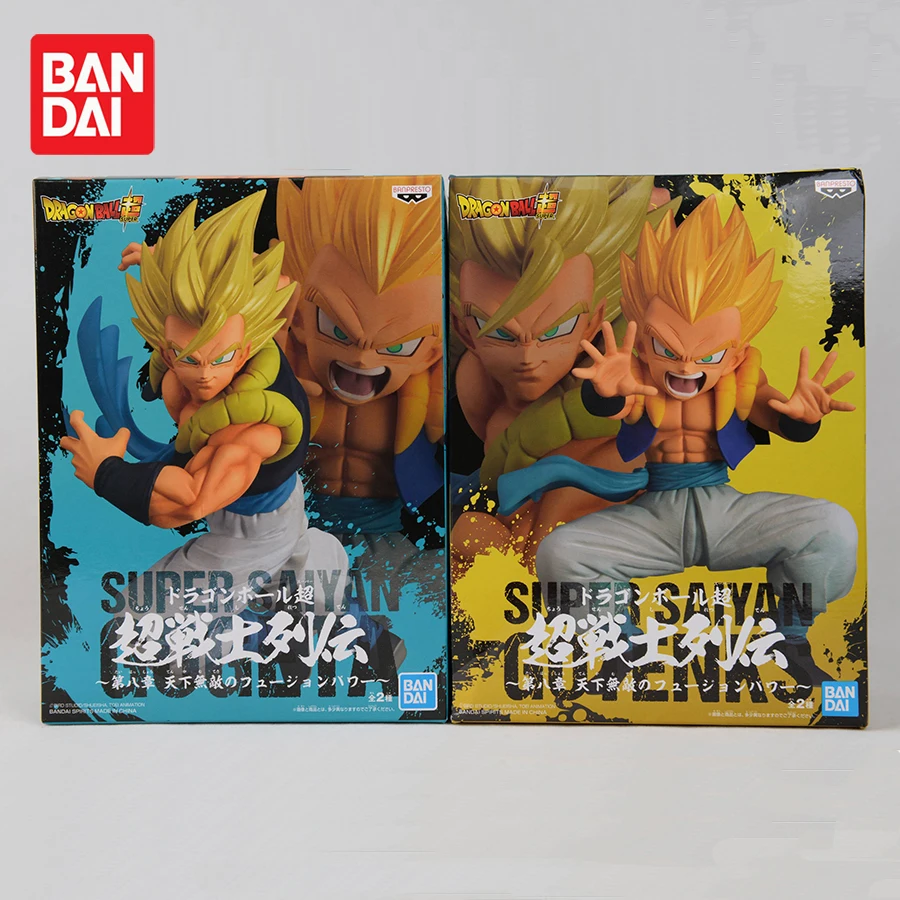 Originale Banpresto Dragon Ball Super Ultimate Soldati Gogeta Gotenks Ssj2 Action Figure Model Anime Figurals Dolls Brinquedos
