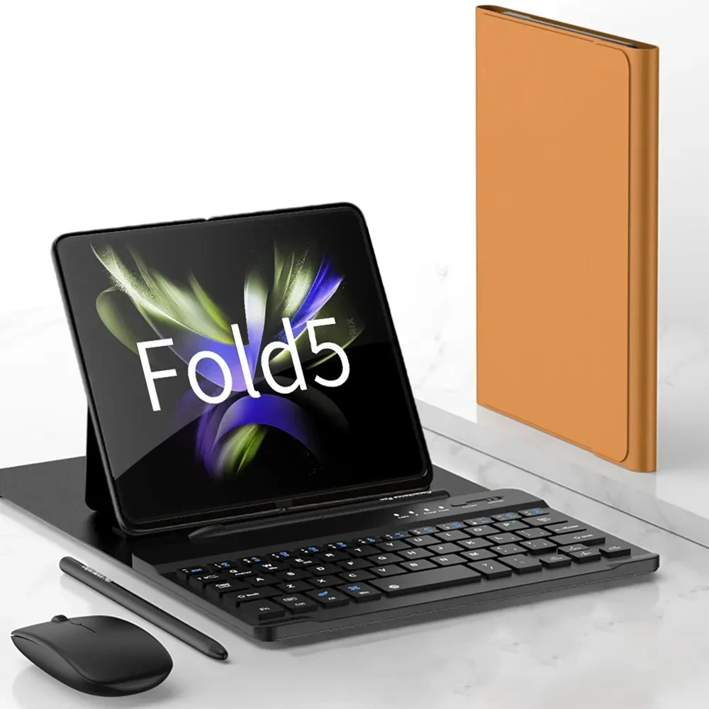 Per Samsung Galaxy Z Fold 5 Z Fold 4 Z Fold 3 2 Fold 1 Custodia Per Tastiera Magnetica Con Mouse Per Tastiera Z Fold 5 4 3 Fold 2 1