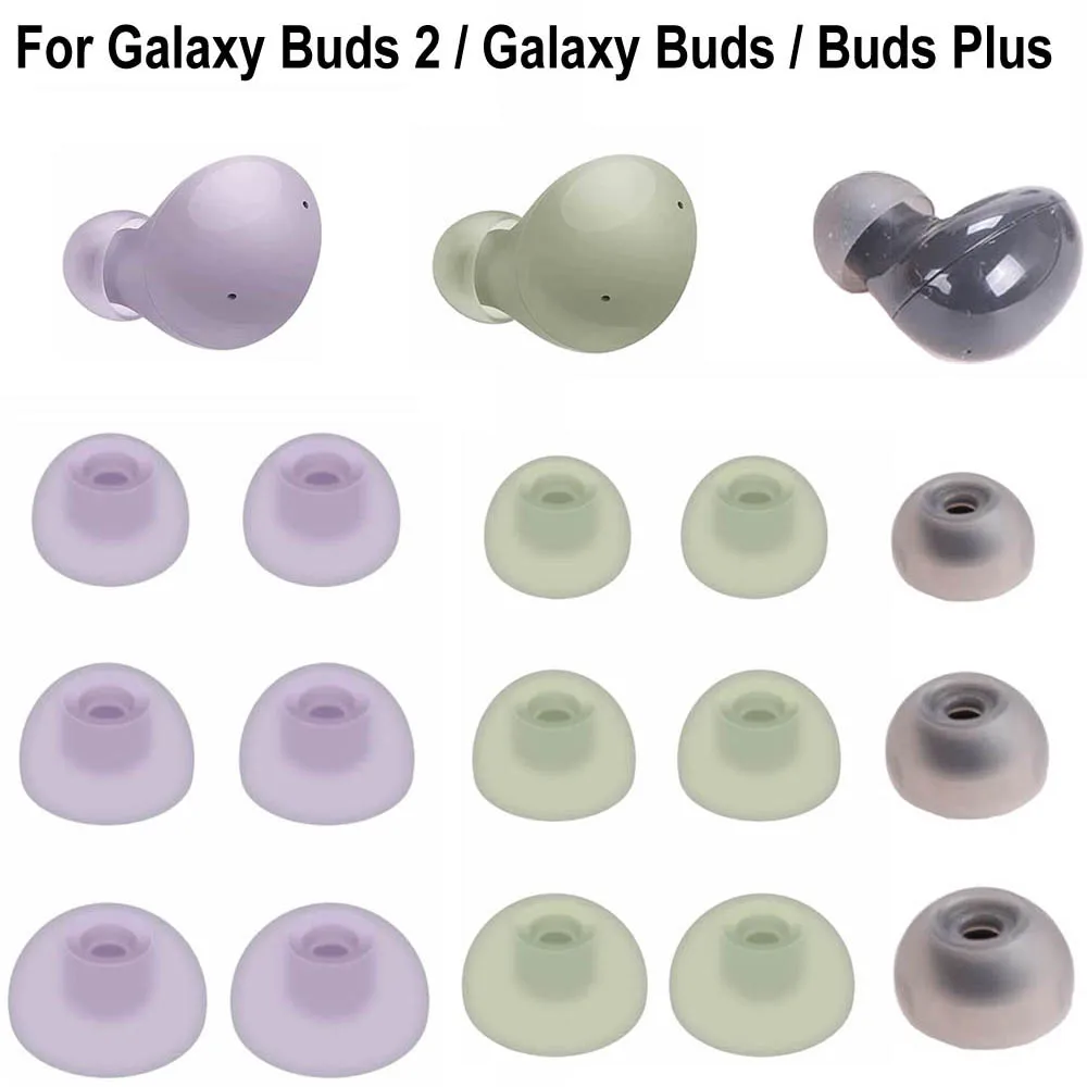 3 Paia Di Auricolari In Silicone Morbido Per Samsung Galaxy Buds 2 / Buds Plus / Galaxy Buds Auricolari Cuffie Accessori Per Auricolari L M S