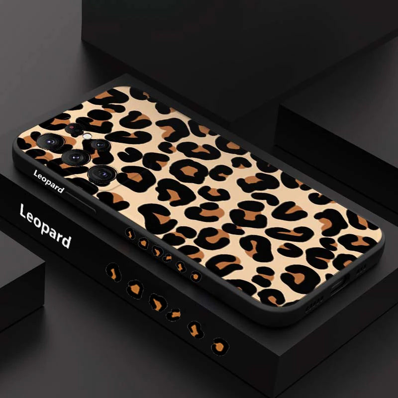 Custodia Protettiva Con Stampa Leopardata Per Samsung S22 Ultra Custodie Galaxy S23 Ultra S 22 S20 Plus S21 Fe Note 20 Cover In Silicone Ultra Morbido