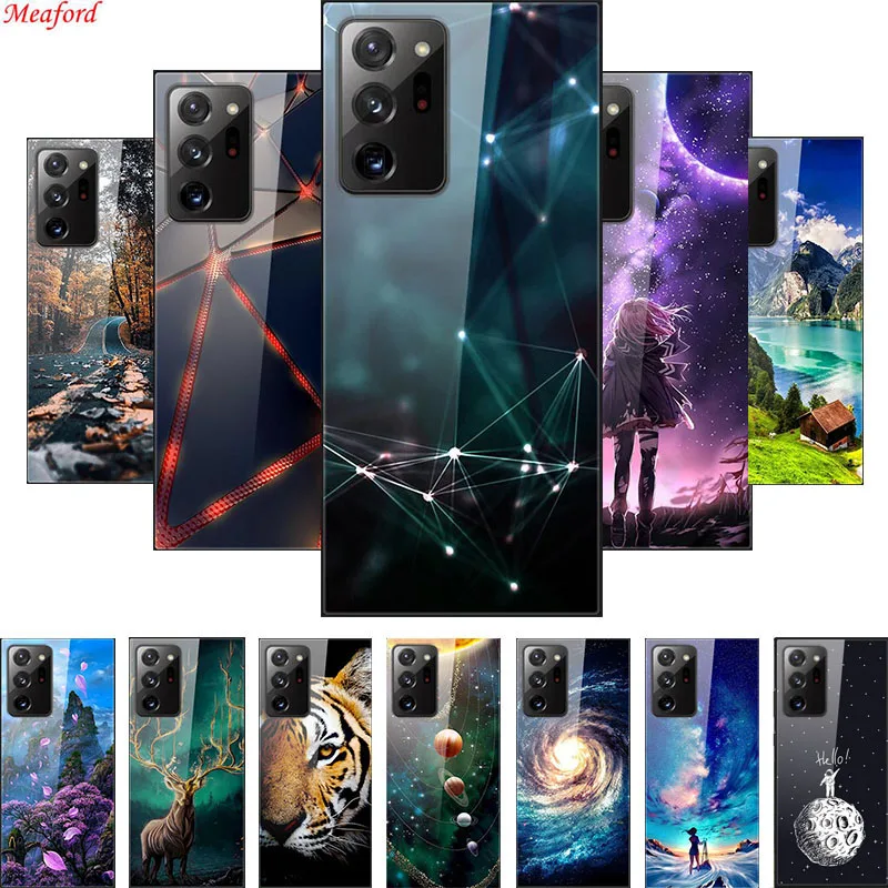 Custodia In Vetro Per Samsung Galaxy S21 Note 20 Custodia Ultra In Vetro Temperato Cover Posteriore Per Samsung Note 20 S21 Custodia Ultra S21 S 21